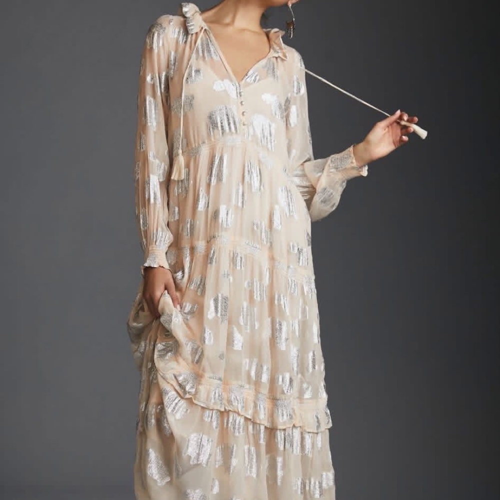 Anthropologie holiday dress